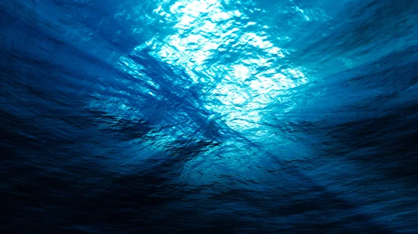 Światło pod wodą — Zdjęcie stockowe