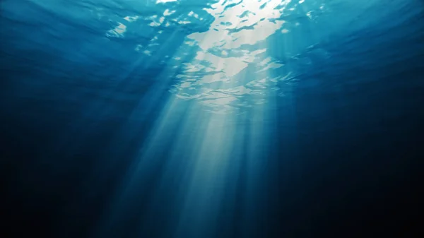 Light underwater — Stock Photo, Image