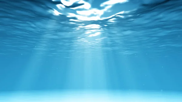 Luz bajo el agua — Foto de Stock