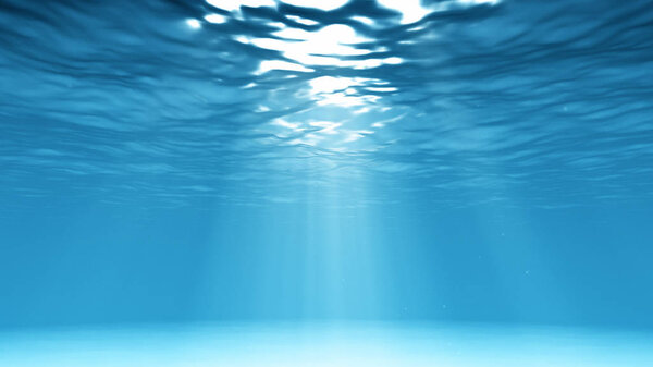 свет под водой
