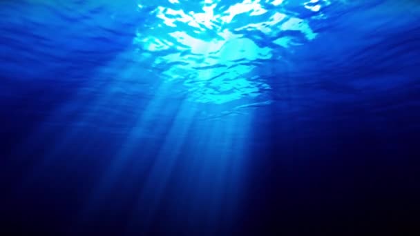 Luz bajo el agua — Vídeo de stock