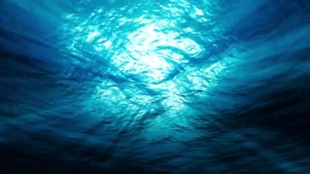 Luz bajo el agua — Vídeos de Stock