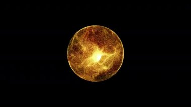 Küre parçacıklarla patlama