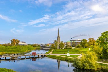 Kastellet yıldız şeklinde 17. yüzyıl kalesi Kopenhag