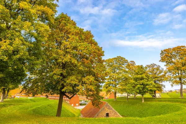 Kastellet star-shaped 17th-century fortress in Copenhagen — Stock Photo, Image