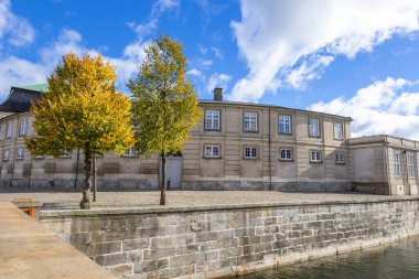 Christiansborg Sarayı, Danimarka yakınındaki Scenic Copenhagen Cityscape
