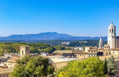 Girona Katedrali, Girona şehrinin havadan görünümü