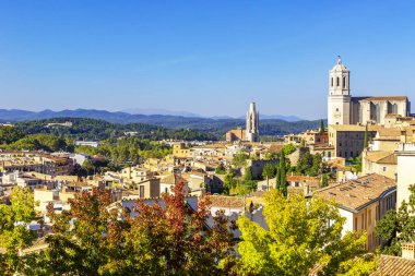 Girona Katedrali, Girona şehrinin havadan görünümü