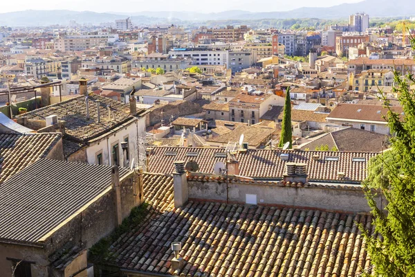 Paisaje urbano, vista de Girona, Cataluña, España —  Fotos de Stock