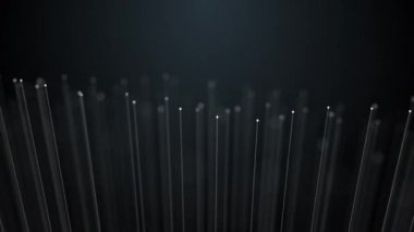 Soyut bilgisayar geometrik animasyon, amorf şekil oluşturulan