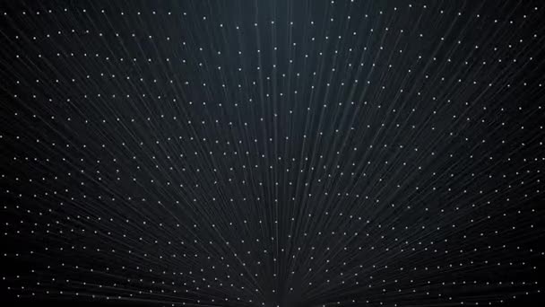 Animação geométrica gerada por computador abstrato, forma amorfa — Vídeo de Stock