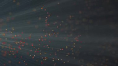 Parlayan uçları olan animasyon hareketli çizgilerile soyut arka plan