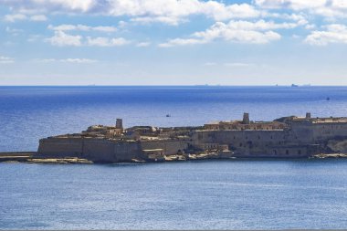 Valletta antik surları, büyük liman Malta