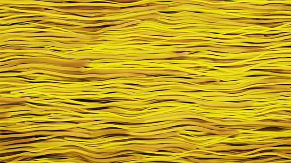 Абстрактний комп'ютер, створений крупним планом з неонових барвистих хвилястих ліній — стокове фото
