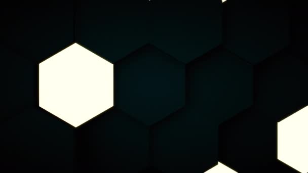 Resumo Superfície geométrica poligonal — Vídeo de Stock