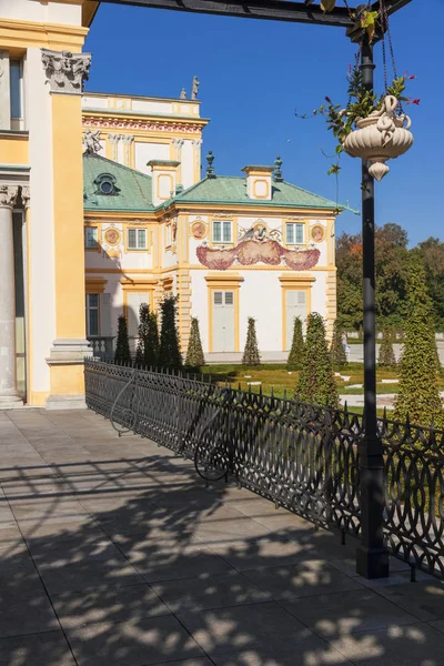 Hermoso Palacio Wilanow Varsovia Capital Polonia — Foto de Stock