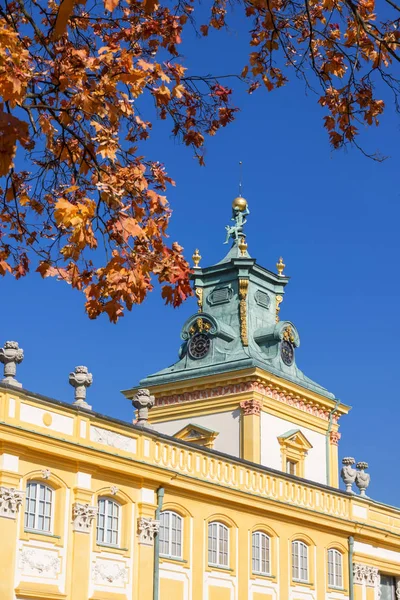 Hermoso Palacio Wilanow Varsovia Capital Polonia — Foto de Stock