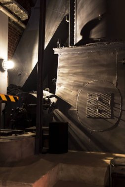 Polonya görülecek. İç Müzesi ayaklanma Varşova. Eski sanayi iç.