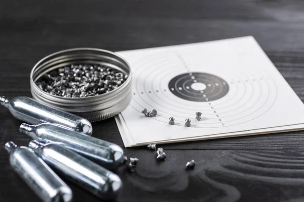 çekim, kalkanlar ve kartuşları - pozisyon aralığı çekim spor çekim