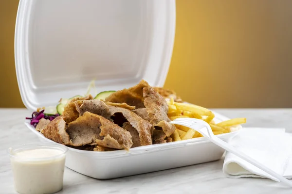 Take Away Skålen Termisk Paketet — Stockfoto