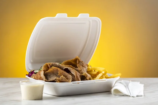 Take Away Skålen Termisk Paketet — Stockfoto