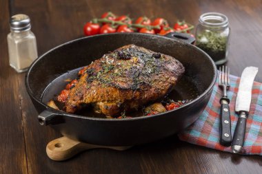 otlar pişmiş ev yapımı jambon