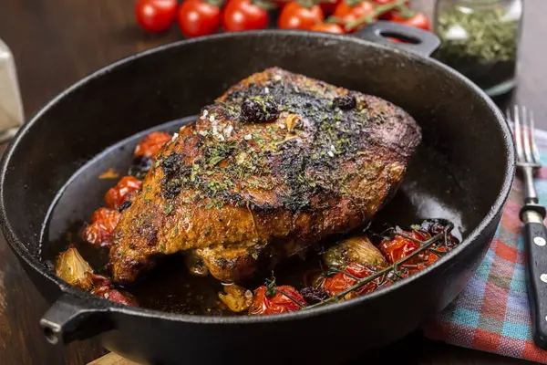 otlar pişmiş ev yapımı jambon