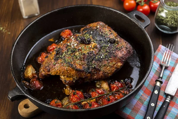 otlar pişmiş ev yapımı jambon