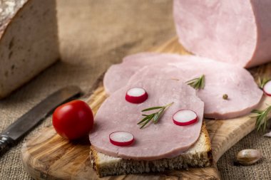 turp ile jambon sandviç