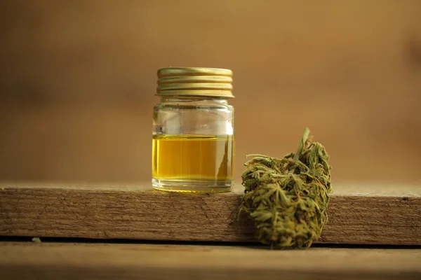 Cannabis Olie Cbd Hennep — Stockfoto