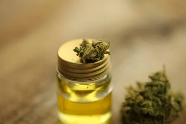 Cannabis Oil Cbd Konopí — Stock fotografie