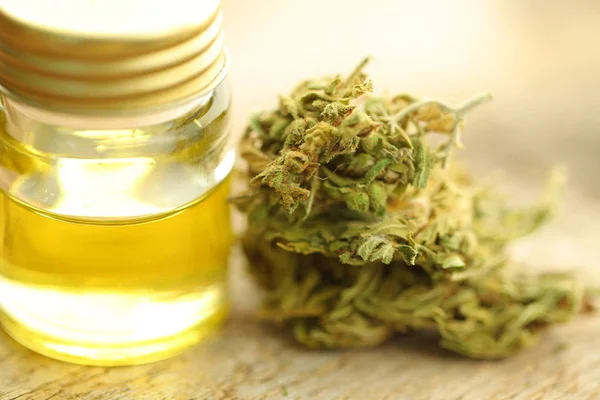 Aceite Cannabis Marihuana Cbd — Foto de Stock