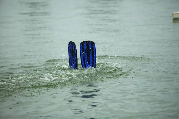 Belarus Minsk Julho 2018 Atletas Participantes Competições Natação Minsk Triathlon — Fotografia de Stock