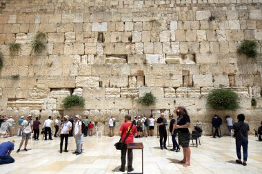 İsrail, Kudüs, Haziran 2018: Ağlama duvarı Jerusalem