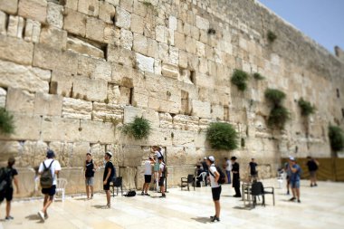 İsrail, Kudüs, Haziran 2018: Ağlama duvarı Jerusalem