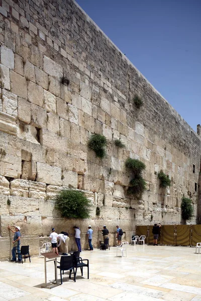 Israel Jerusalén Junio 2018 Muro Los Lamentos Jerusalén — Foto de Stock