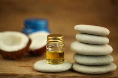 Hindistan cevizi yağı masaj çakıl mum