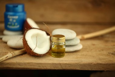 Hindistan cevizi yağı masaj çakıl mum