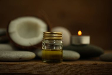 Hindistan cevizi yağı masaj çakıl mum