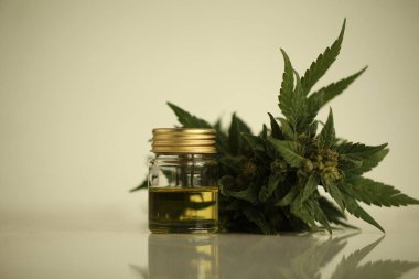 marijuana medical cannabis oil cbd clipart