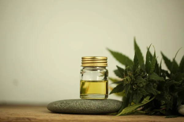 Marihuana Medicinal Aceite Cannabis Cbd — Foto de Stock