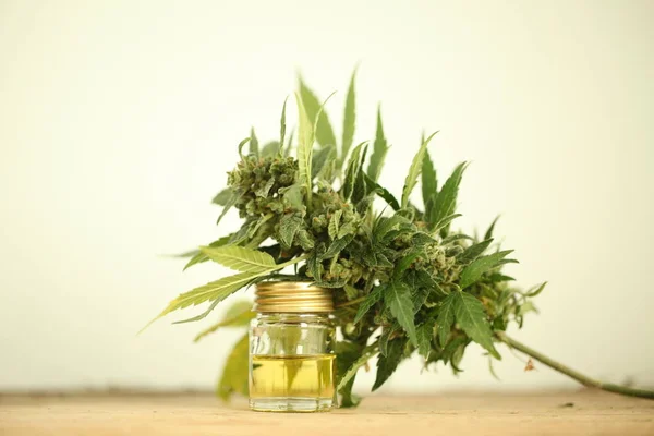 Marihuána Orvosi Kannabisz Olaj Cbd — Stock Fotó