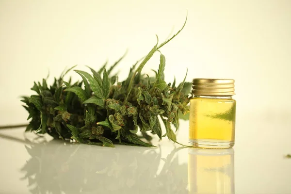 Marihuana Medicinal Aceite Cannabis Cbd — Foto de Stock