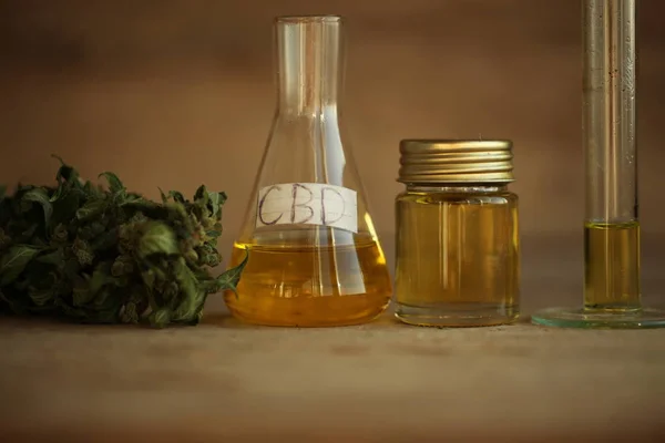 Marihuana Medische Cannabis Olie Cbd — Stockfoto