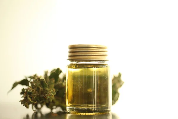 Marihuana Medicinal Aceite Cannabis Cbd —  Fotos de Stock