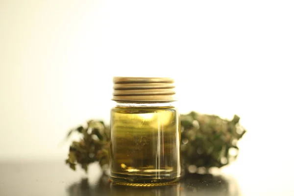 Marihuana Medicinal Aceite Cannabis Cbd — Foto de Stock