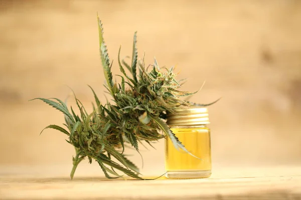 Marihuana Medicinal Recreación Cannabis Aceite Cbd — Foto de Stock