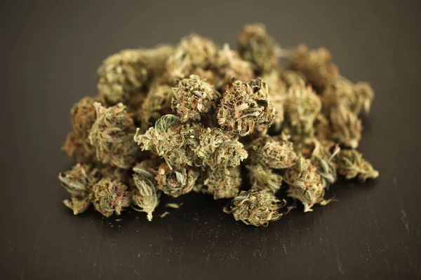 Cannabis Geschäftskonzept Medizinisches Marihuana Und Geld — Stockfoto