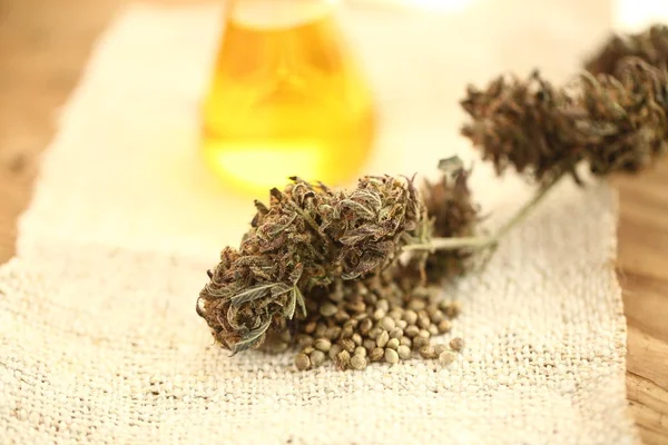 Marijuana Ricreazione Medica Olio Cannabis Cbd — Foto Stock