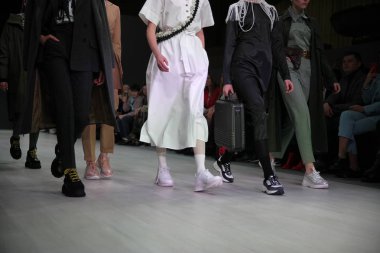 Beyaz Rusya, Minsk, 13 Nisan 2019. Belarus desi defile